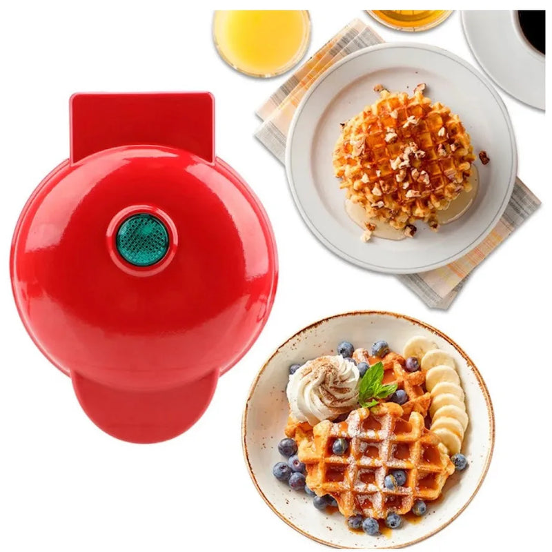 Máquina de waffle mini fabricante 110Waffler V antiaderente utensílio de cozimento elétrico prático